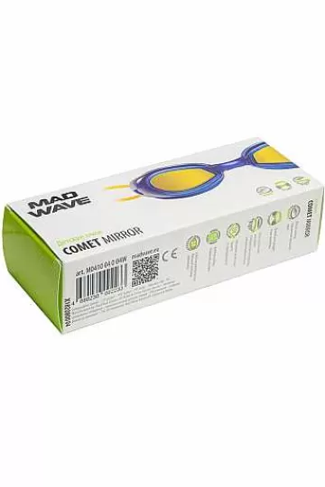 Swimming Goggles For Children^Mad Wave Comet Mirror