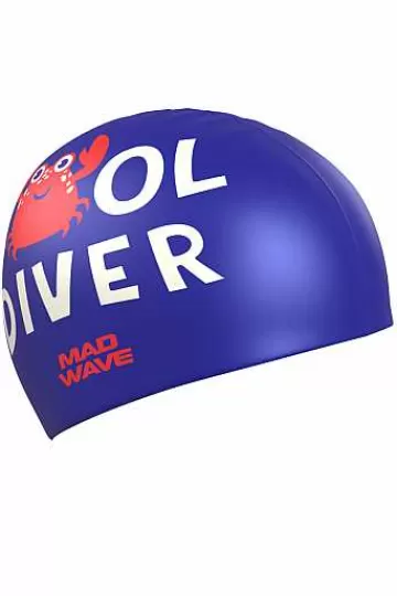 Silicone Swim Caps^Mad Wave Cool Diver