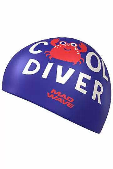 Silicone Swim Caps^Mad Wave Cool Diver
