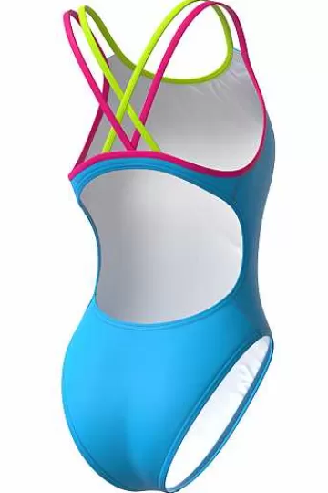 Junior's Swimsuits^Mad Wave Crossback Junior Pbt