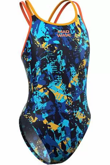 Junior's Swimsuits^Mad Wave Crossback Junior Pbt A3