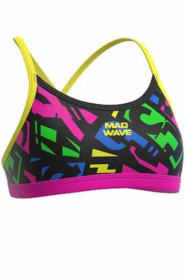 Junior's Swimsuits^Mad Wave Frisky Top Junior Pbt J3