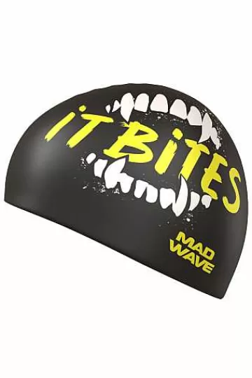 Silicone Swim Caps^Mad Wave It Bites