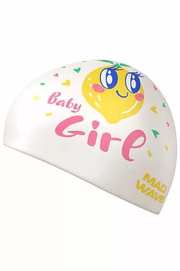Silicone Swim Caps^Mad Wave Lemon