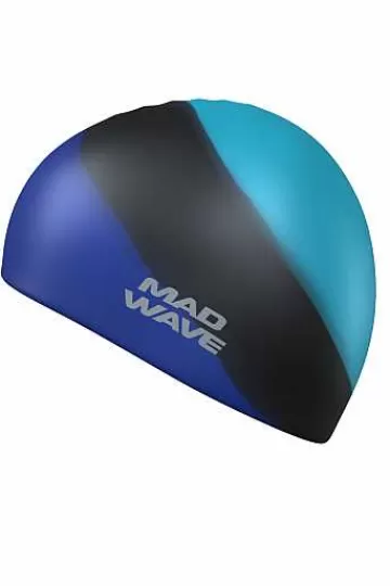 Silicone Swim Caps^Mad Wave Multi Adult Big