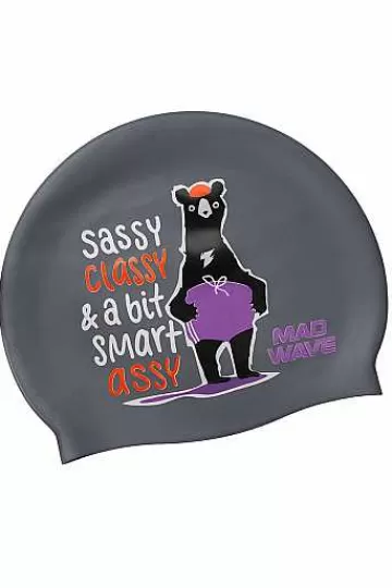 Silicone Swim Caps^Mad Wave Smart Assy