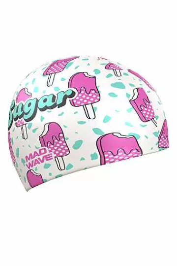 Silicone Swim Caps^Mad Wave Sugar