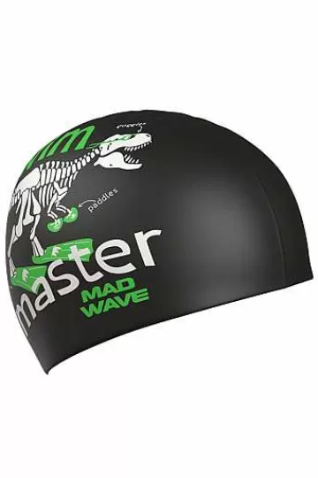 Silicone Swim Caps^Mad Wave Swim Master Big