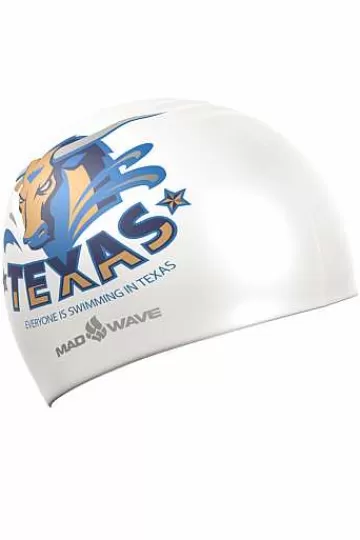 Silicone Swim Caps^Mad Wave Texas