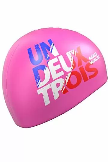 Silicone Swim Caps^Mad Wave Un-Deux-Trois
